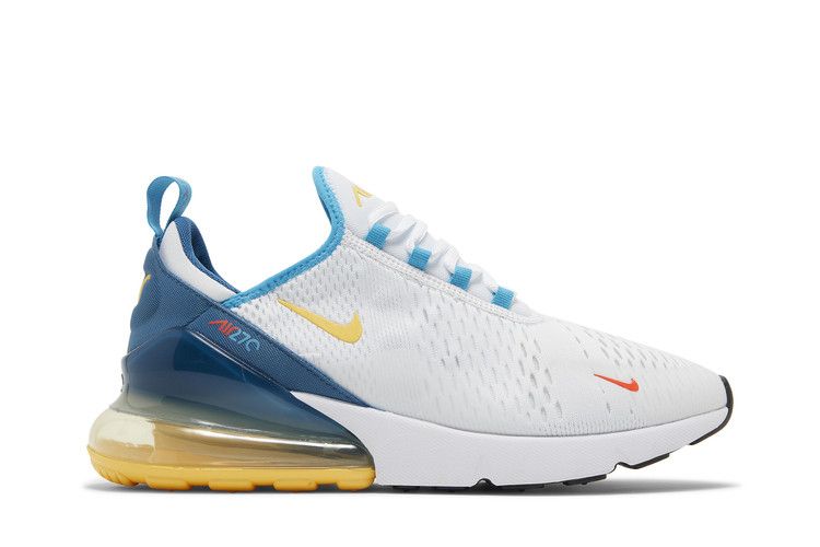Nike Air Max 270 'White Industrial Blue Citron'