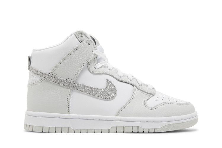 Nike Wmns Dunk High 'Silver Glitter Swoosh'