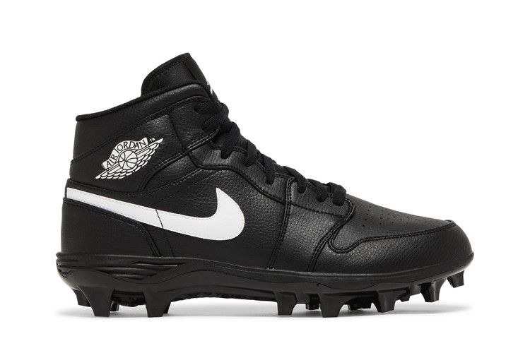 Air Jordan 1 Mid TD Cleat 'Black' 2023