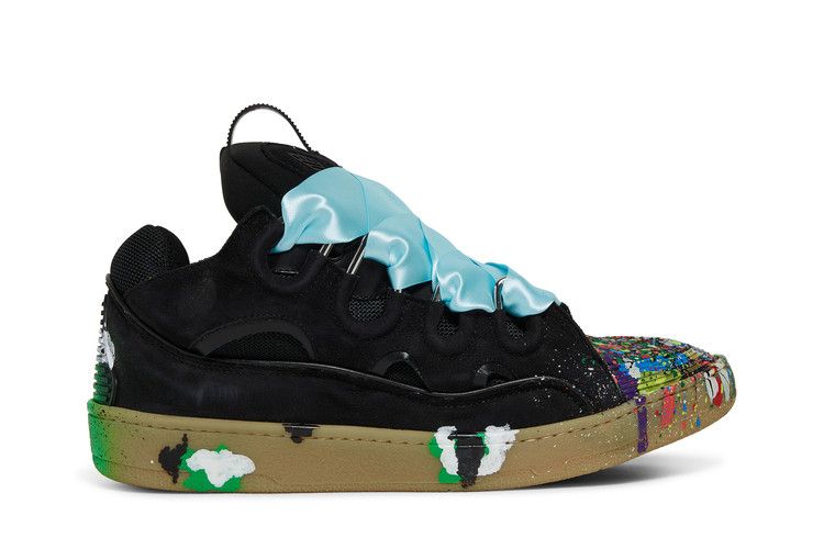 Gallery Dept. x Lanvin Curb Sneakers 'Paint Drip - Black'