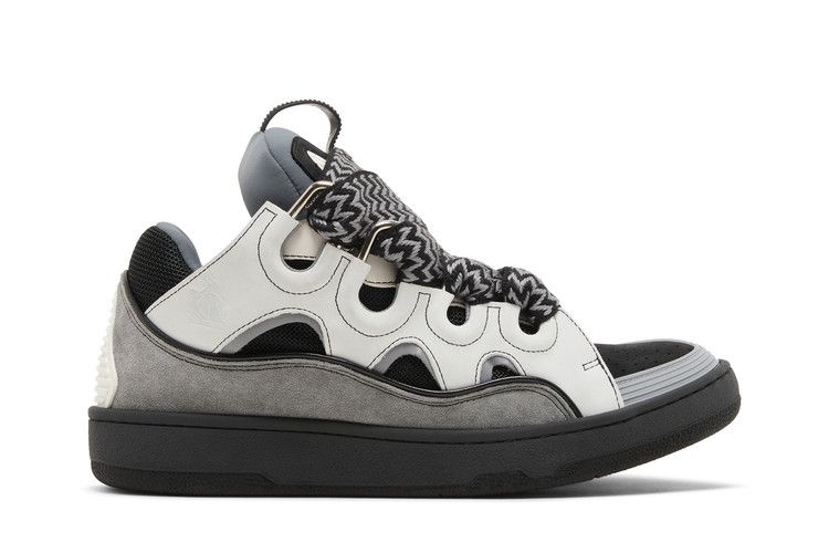Lanvin Curb Sneakers 'White Anthracite'