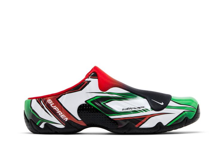 Supreme x Nike Clogposite 'White Gym Red Green'