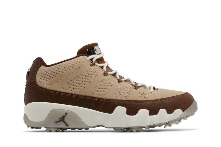 Happy Life Wood x Air Jordan 9 Low Golf 'Woodgrain'