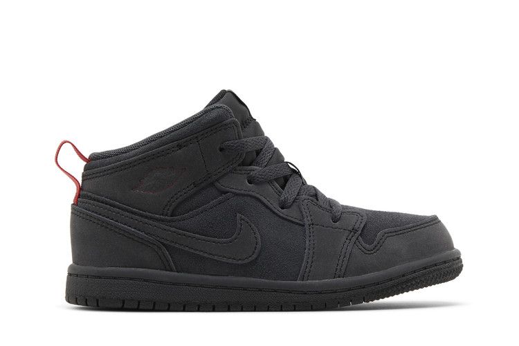 Air Jordan 1 Mid SE Craft TD 'Dark Smoke Red'