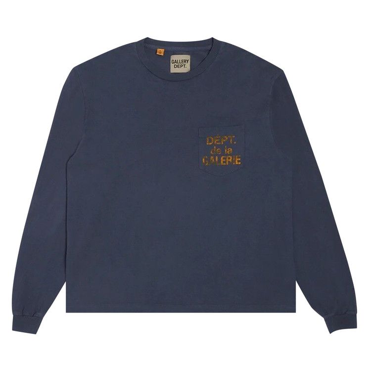 Gallery Dept. Dept. De La Galerie Long-Sleeve Pocket T-Shirt 'Navy'