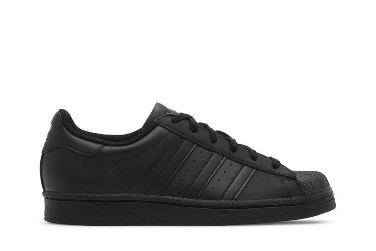 adidas Superstar J 'Triple Black'