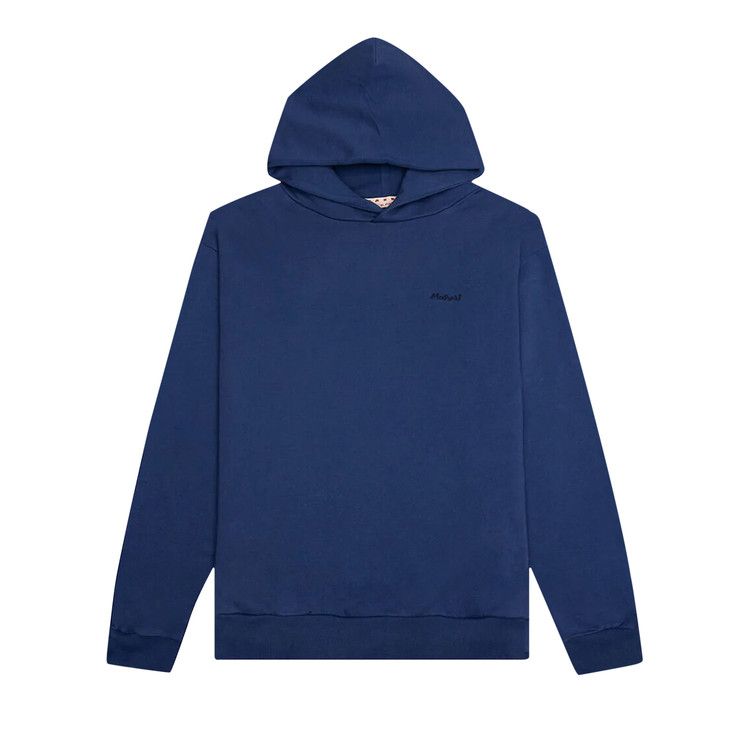 Marni Brushed Logo Hoodie 'Ocean'