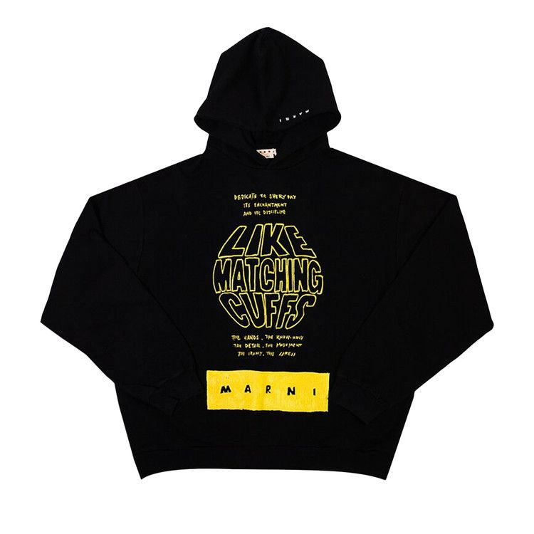 Marni Hooded Sweatshirt 'Black'