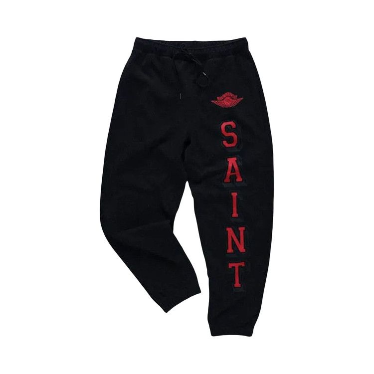Air Jordan x Saint Mxxxxxx Fleece Pant 'Black/University Red'