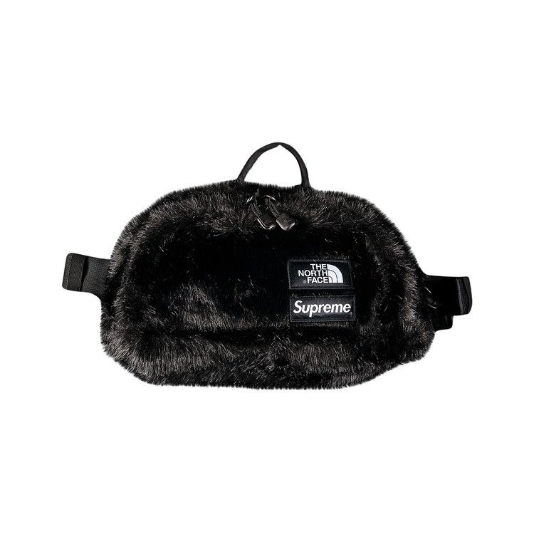 Supreme x The North Face Faux Fur Waist Bag 'Black'
