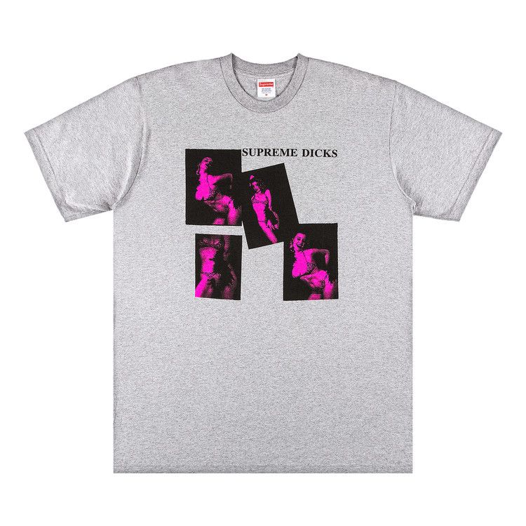 Supreme Dicks Tee 'Heather Grey'