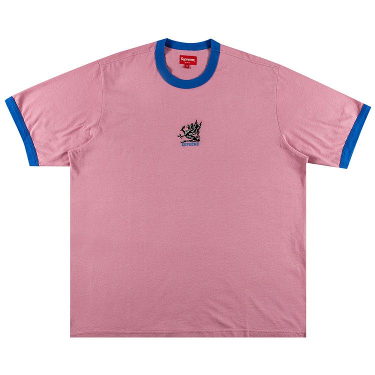 Supreme Dragon Ringer Tee 'Rose'