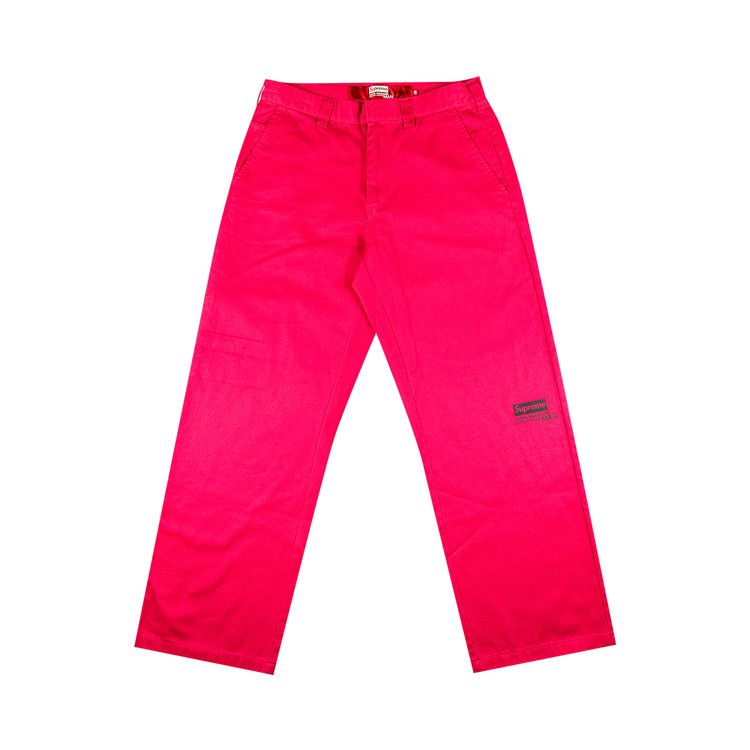 Supreme x Junya Watanabe x Comme des Garçons MAN Printed Work Pant 'Bright Pink'