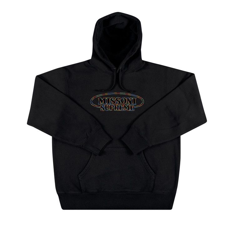 Supreme x Missoni Hooded Sweatshirt 'Black'