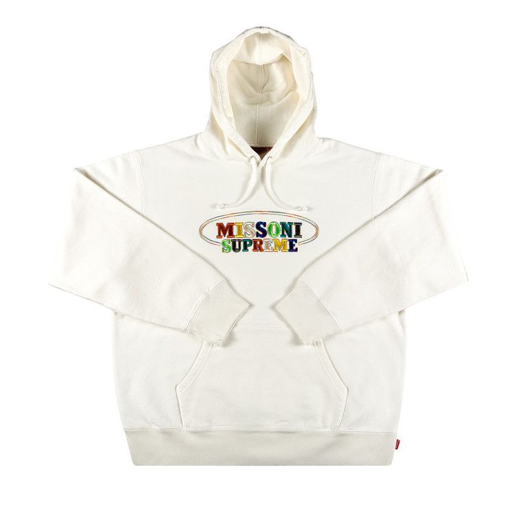 Supreme x Missoni Hooded Sweatshirt 'White'
