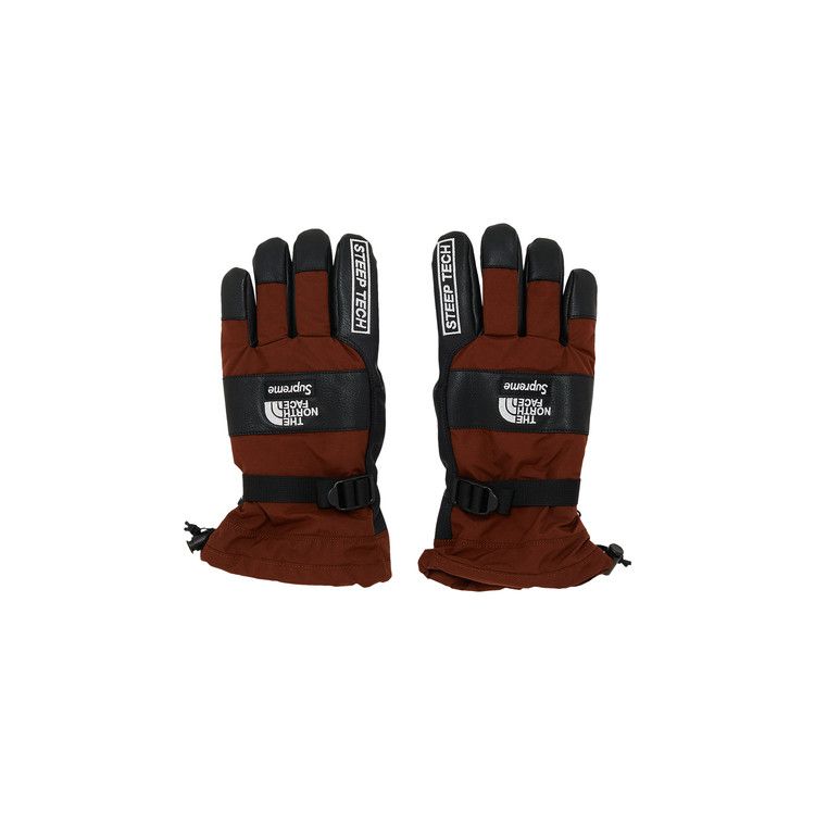 Supreme x The North Face Steep Tech Gloves 'Brown'
