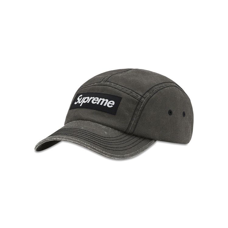 Supreme Washed Cordura Camp Cap 'Black'