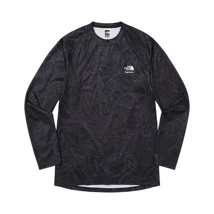 Supreme x The North Face Base Layer Long-Sleeve Top 'Black Dragon'