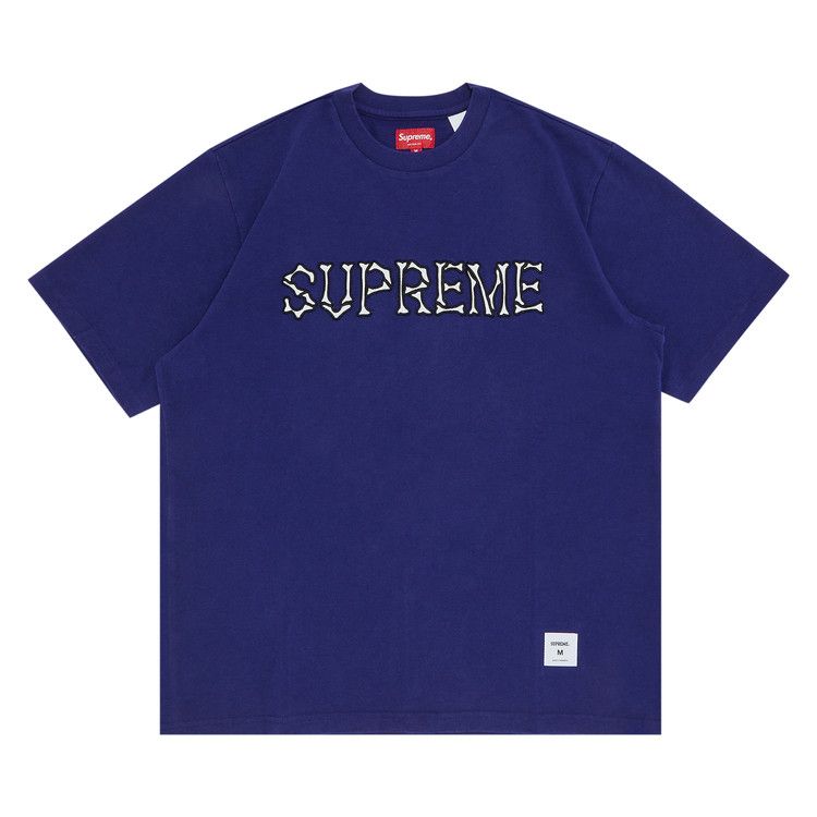 Supreme Bones Short-Sleeve Top 'Dark Royal'