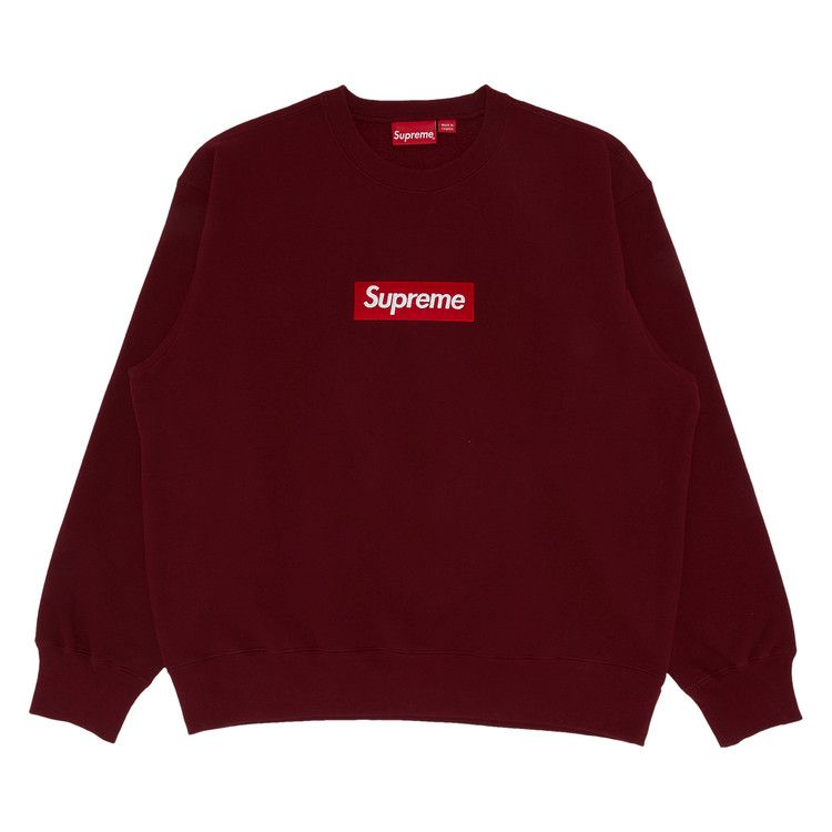 Supreme Box Logo Crewneck 'Cardinal'