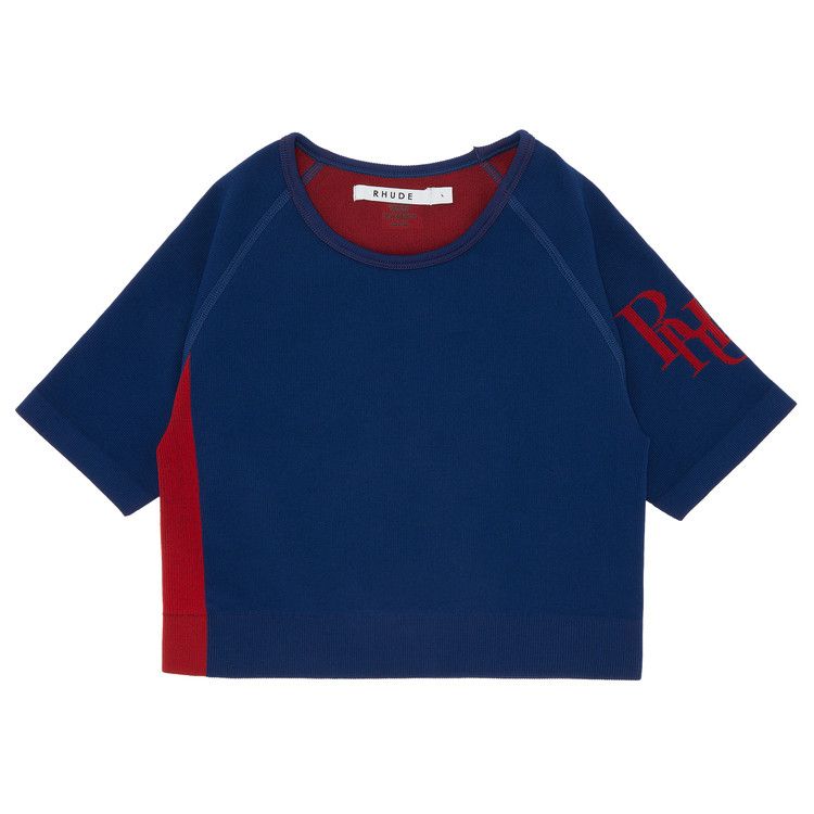 Rhude Core Techknit Top 'Blue/Red'