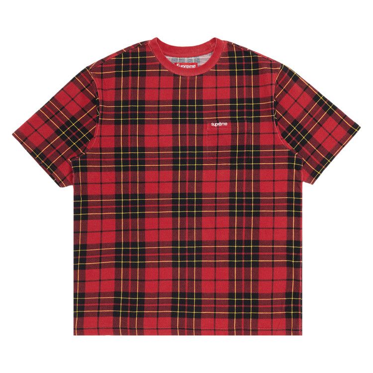 Supreme Short-Sleeve Pocket Tee 'Plaid'