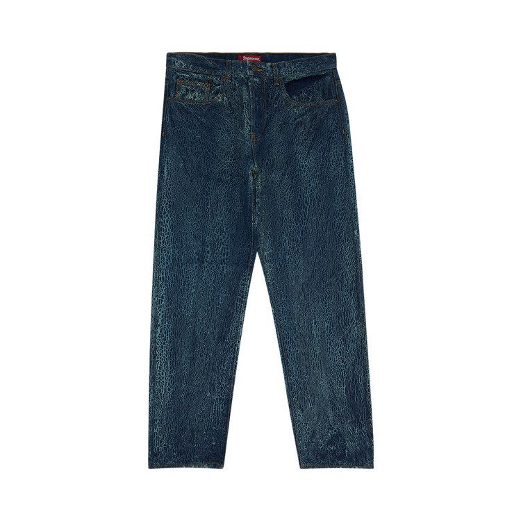 Supreme Crackle Regular Jean 'Blue'