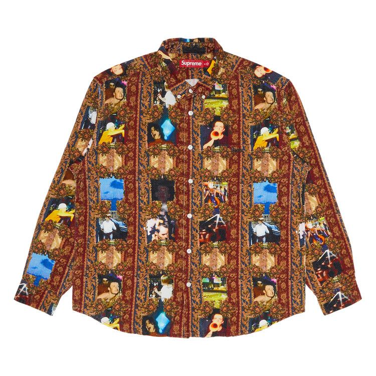 Supreme x Mark Leckey Hardcore Printed Corduroy Shirt 'Multicolor'