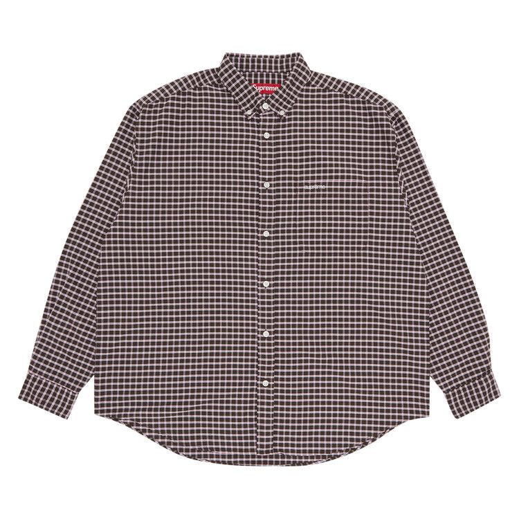 Supreme Loose Fit Oxford Shirt 'Brown Plaid'