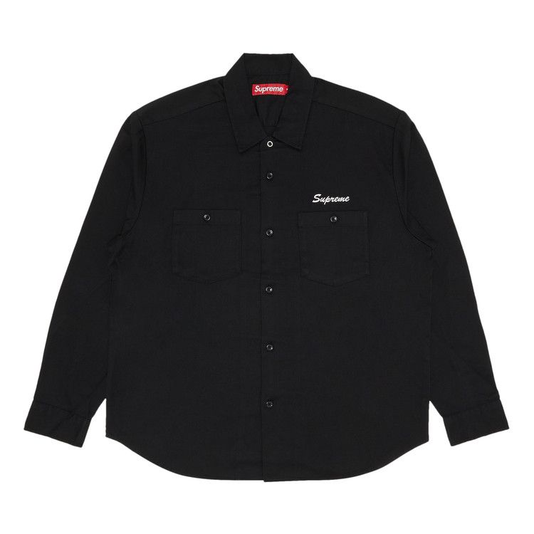 Supreme American Psycho Work Shirt 'Black'
