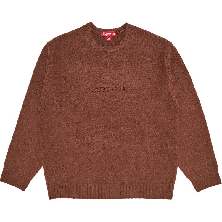 Supreme Pilled Sweater 'Brown'