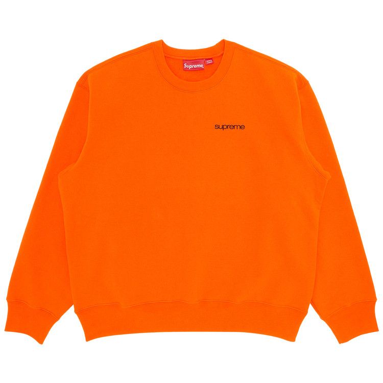 Supreme NYC Crewneck 'Dark Orange'