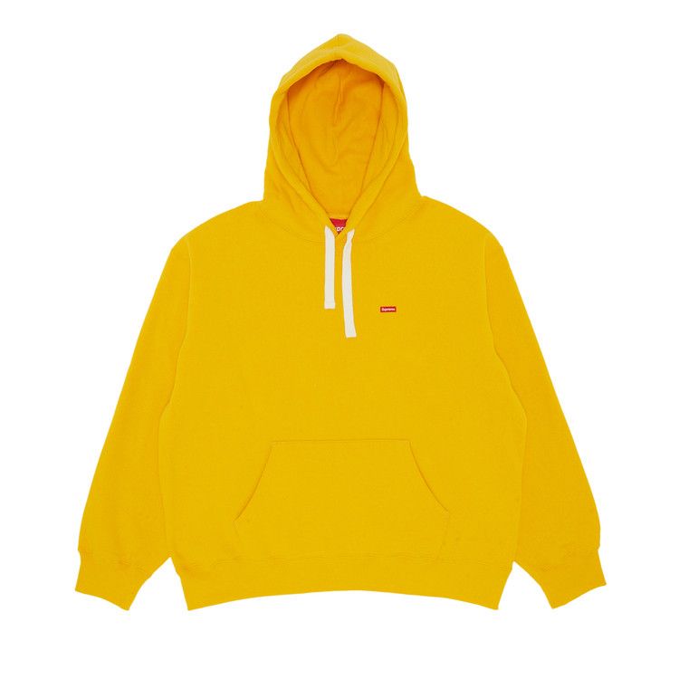 Supreme Small Box Drawcord Hooded Sweatshirt 'Bright Gold'