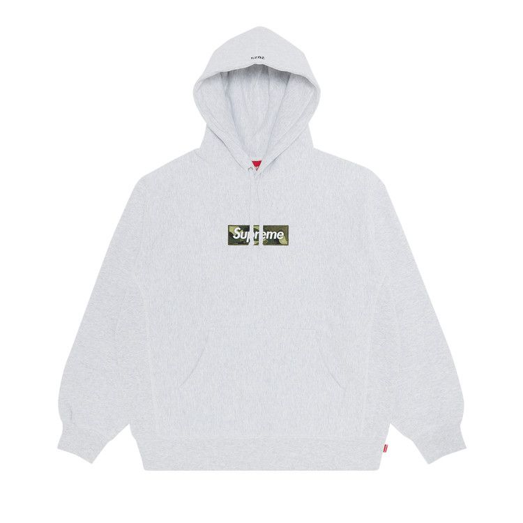 Supreme Box Logo Hooded Sweatshirt 'Ash Grey'