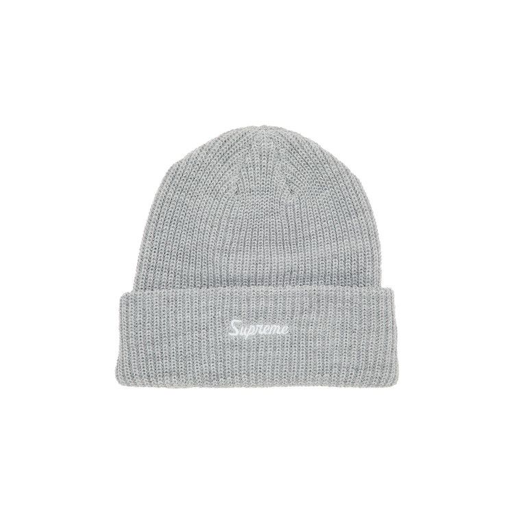 Supreme Loose Gauge Beanie 'Light Grey'