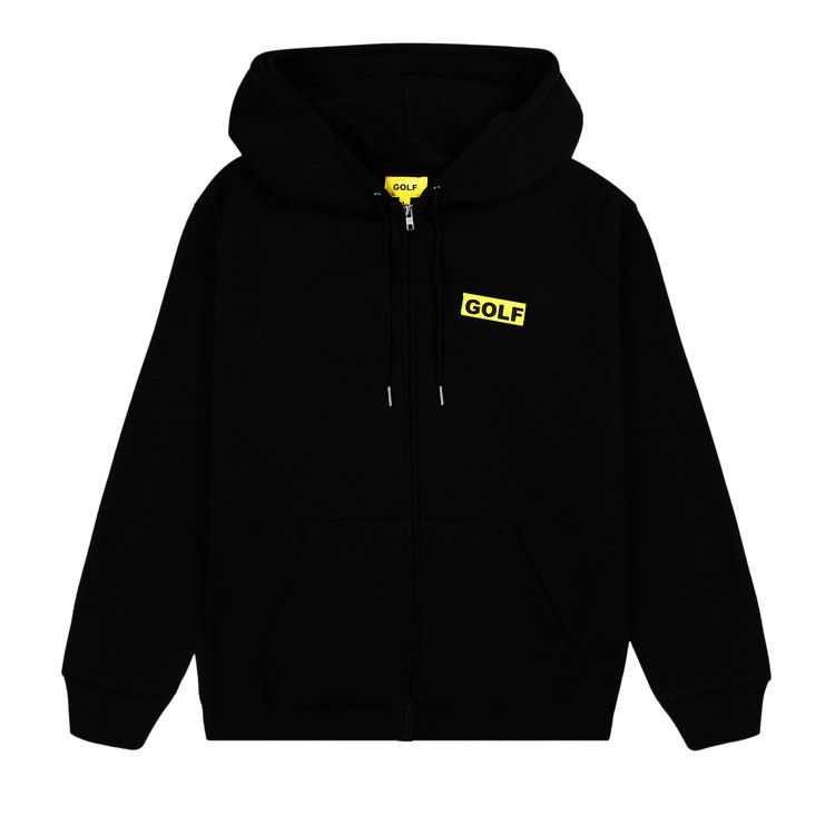 GOLF WANG Collage Zip Up Hoodie 'Black'