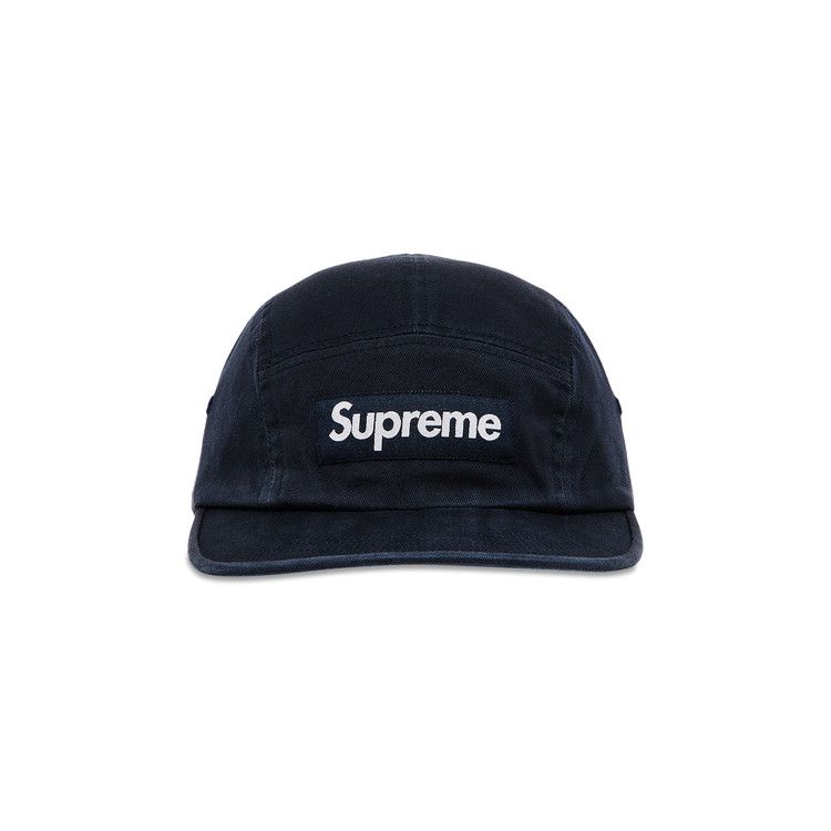 Supreme Washed Chino Twill Camp Cap 'Navy'