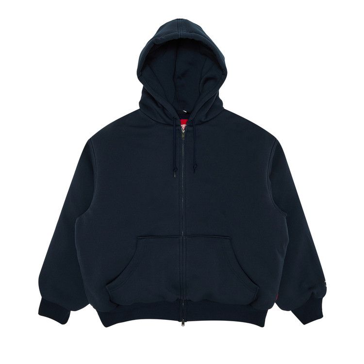Supreme x The North Face Down Filled Zip Up Hooded Sweatshirt 'Navy'