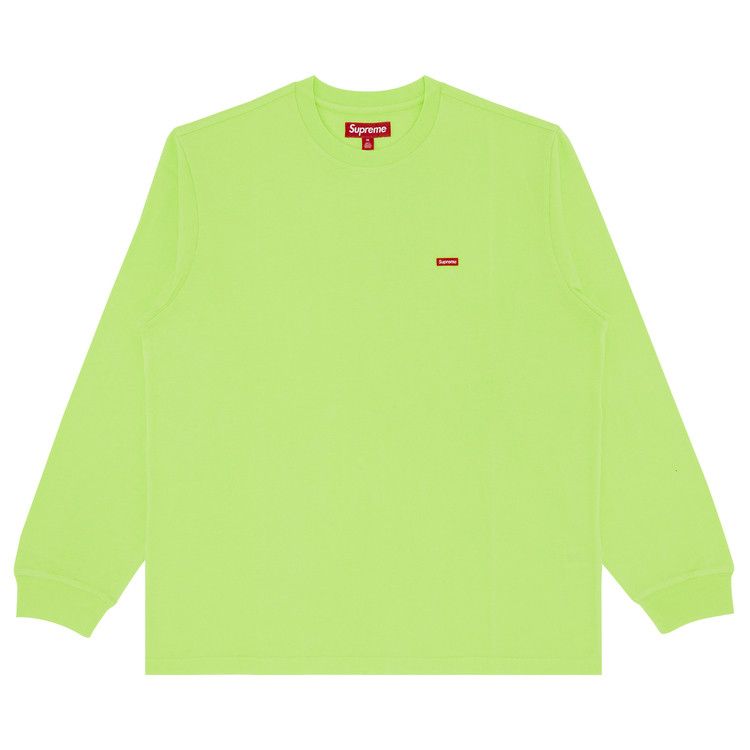 Supreme Small Box Long-Sleeve Tee 'Bright Green'