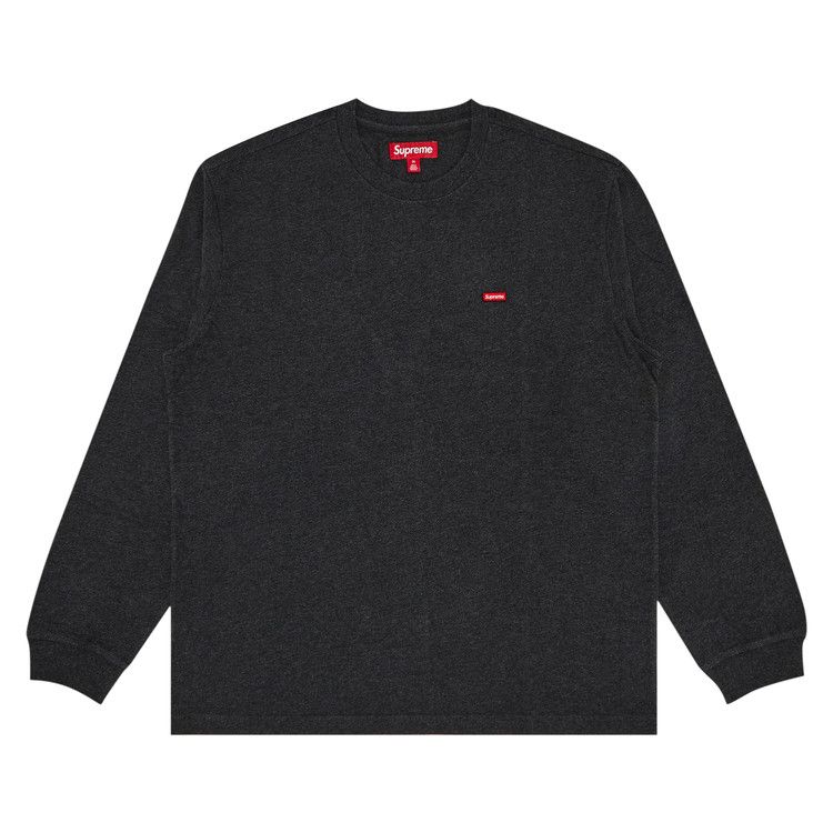 Supreme Small Box Long-Sleeve Tee 'Charcoal'