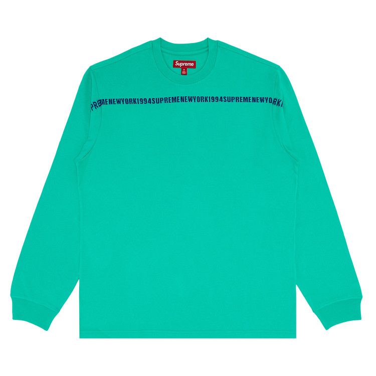 Supreme Intarsia Stripe Long-Sleeve Top 'Green'