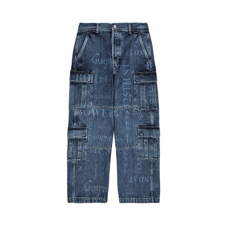 Supreme x Martine Rose Denim Cargo Pant 'Washed Blue'