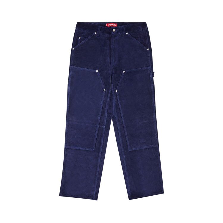 Supreme Suede Double Knee Painter Pant 'Blue'
