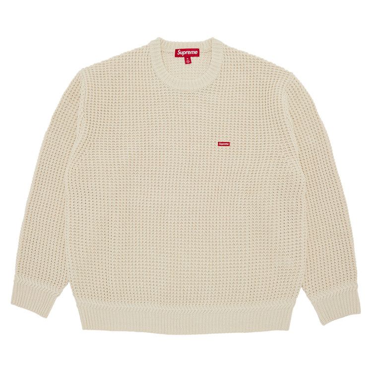Supreme Waffle Small Box Sweater 'Stone'