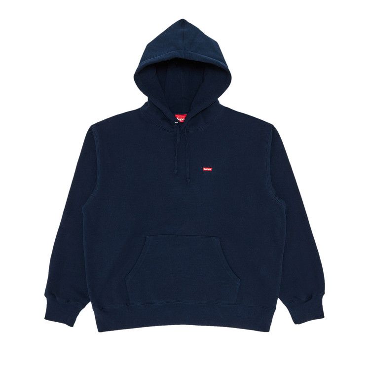 Supreme Small Box Hooded Sweatshirt 'Navy'