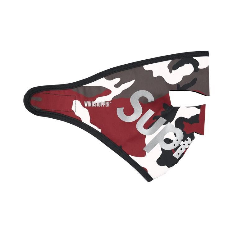 Supreme Windstopper Facemask 'Red Camo'