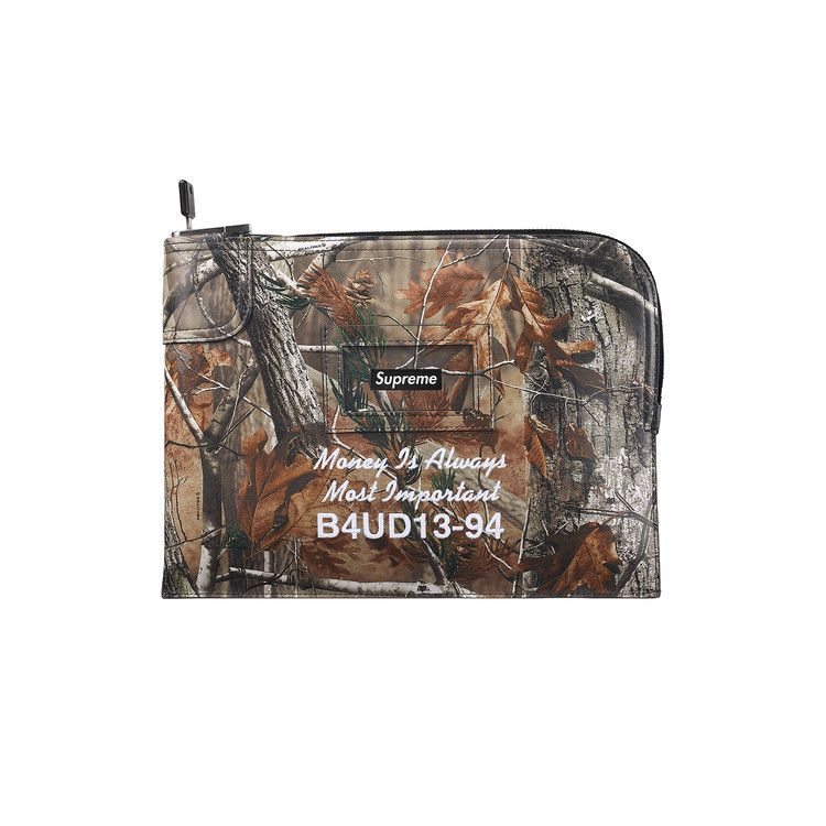 Supreme Leather Money Bag 'Realtree AP Camo'