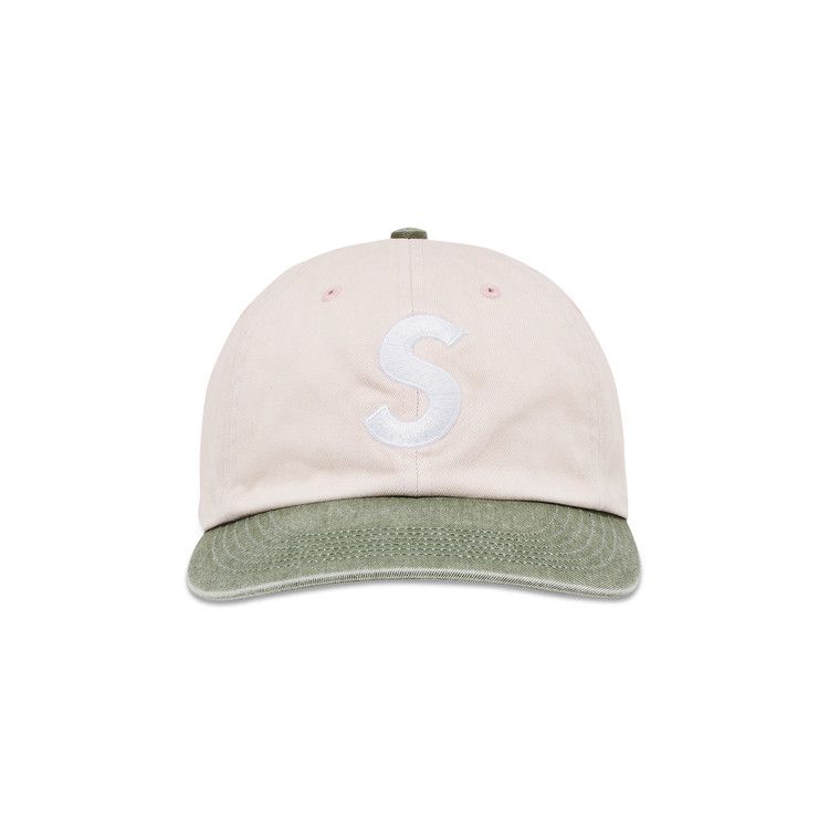 Supreme Pigment Coated 2-Tone S Logo 6-Panel 'Light Pink'