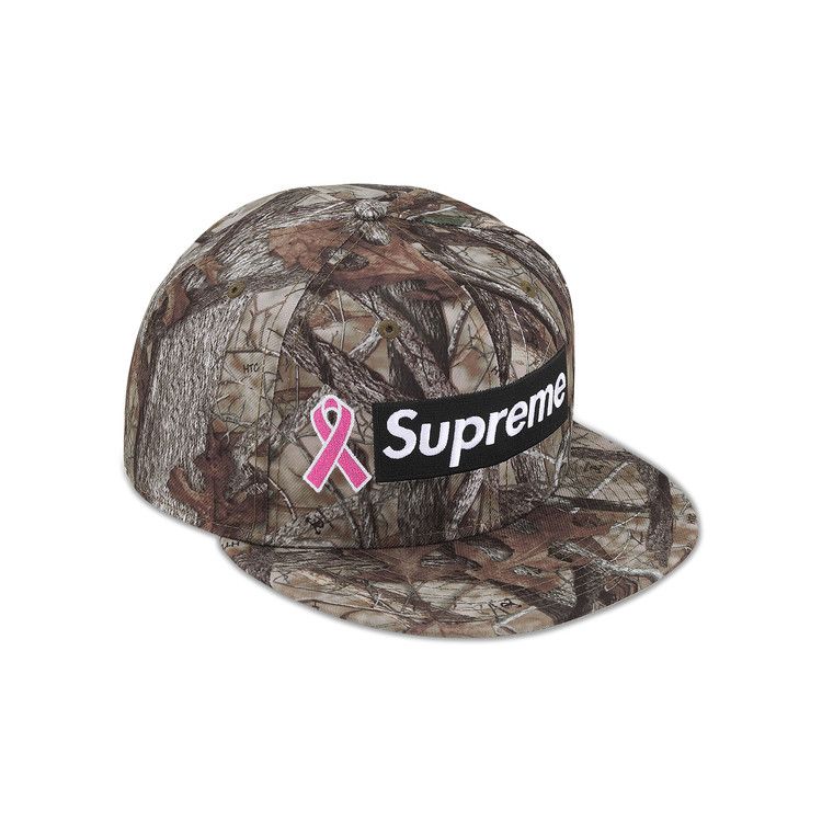 Supreme New Era Breast Cancer Awareness Box Logo 'TrueTimber HTC Fall Camo'