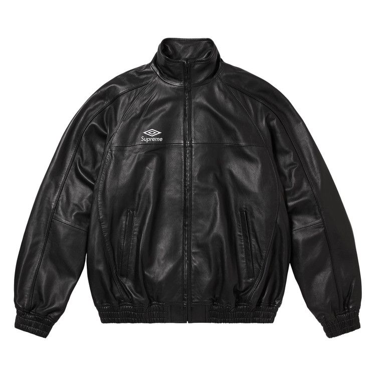 Supreme x Umbro Leather Track Jacket 'Black'